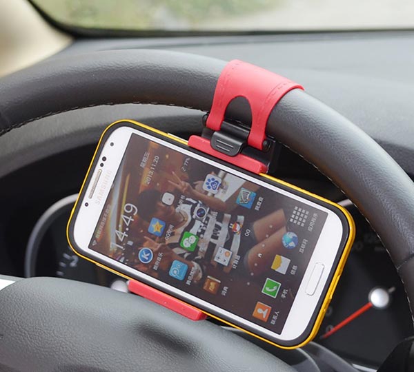 Car Steering Wheel Smartphone Holder