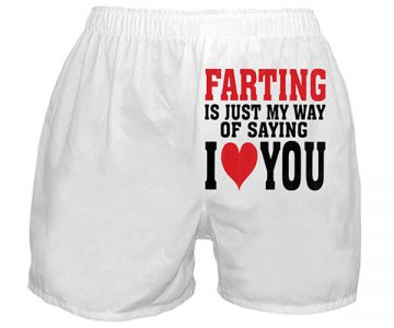 Farting Is My Way Of Saying I Love You Boxer Shorts