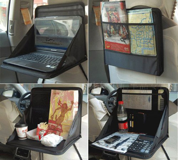 Foldable Car Seat Laptop Tray