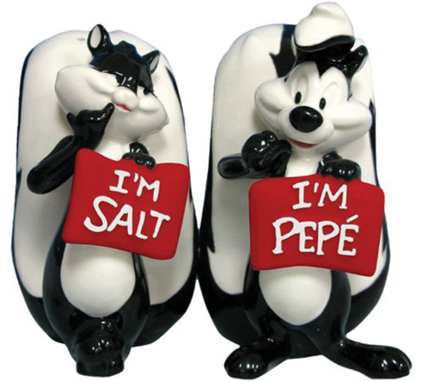 Looney Tunes Salt and Pepper Shakers