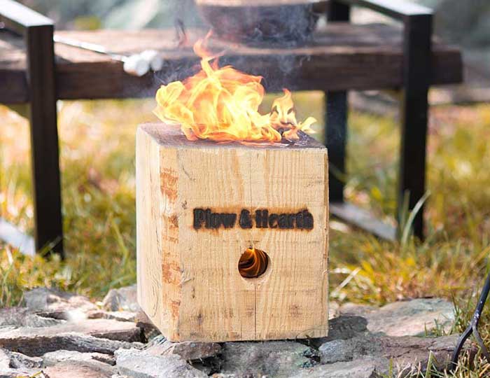 BlazingBlock Portable Outdoor Wood Bonfire