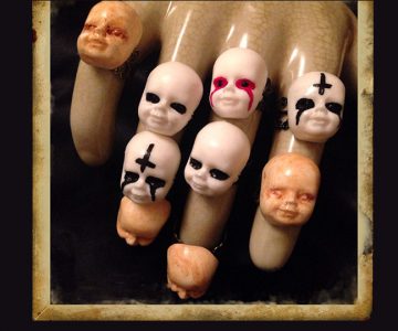 Creepy Dolls Head Rings
