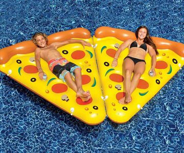 Inflatable Pool Pizza