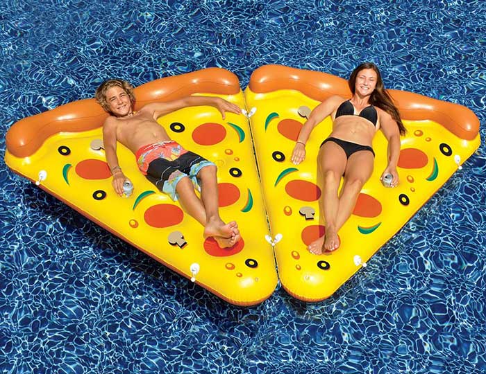 Inflatable Pool Pizza