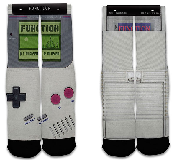 Nintendo Game Boy Sublimation Crew Socks