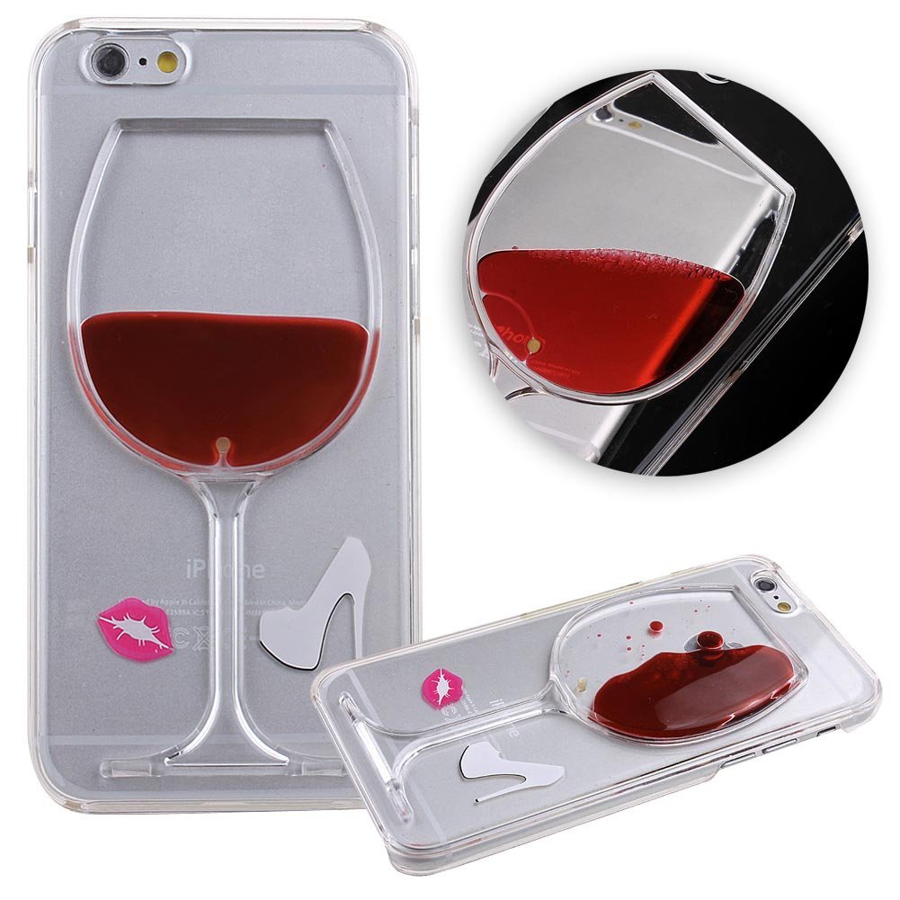 Red Wine Glass Case for iPhone 6 Plus