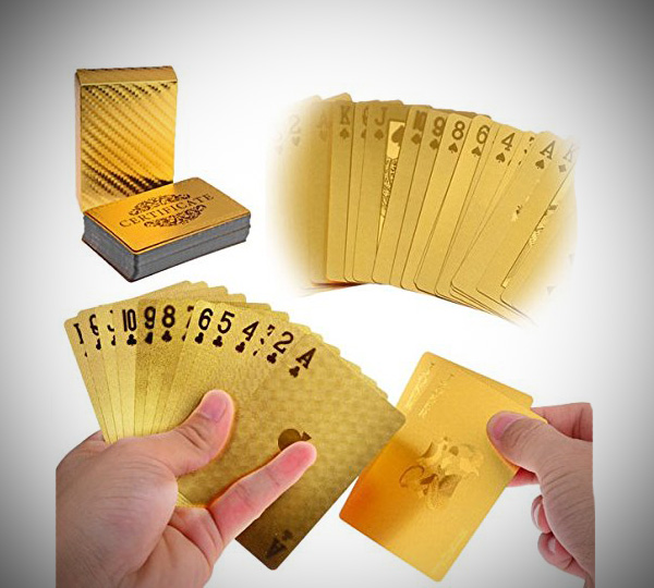 Luxury 24K Gold Playing Cards Deck