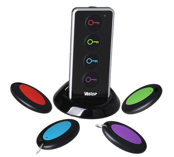 Veetop 4 in 1 Wireless Key Finder Tracker