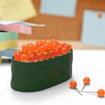 Maki Tacks Sushi Caviar Pushpins