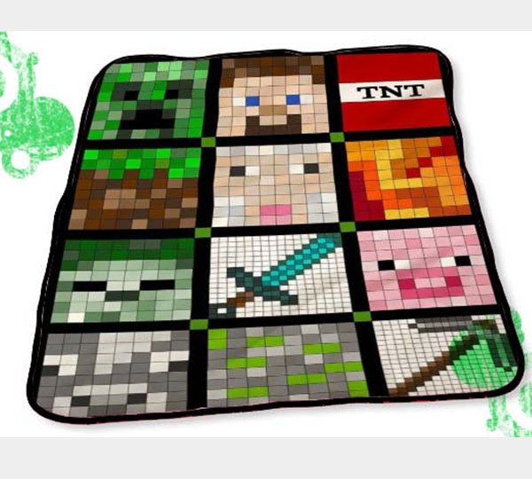 Gamers Minecraft Blankets