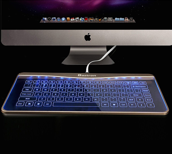 Smart Touch Glass Keyboard with Mouse