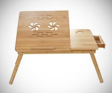 Bamboo Portable Laptop Desk Table