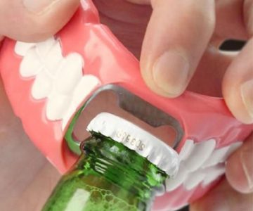 Denture Mouth Bottle Opener