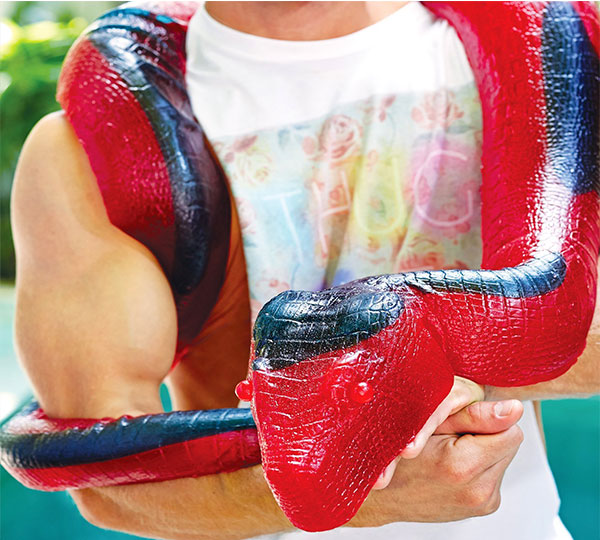 Giant Gummy Python Snake