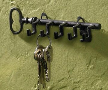Key Shaped Key Holder