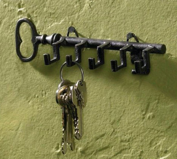 Key Shaped Key Holder