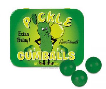 Pickle Flavored Gumballs