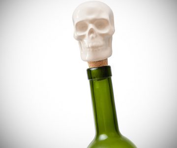 Skull Porcelain Wine Bottle Stopper