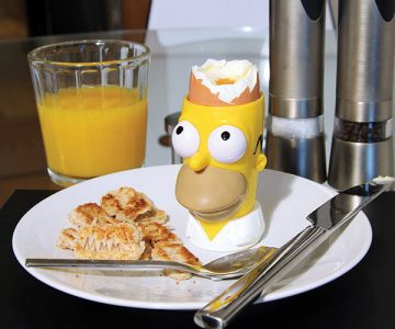 Simpsons Egg and Stamp Toast Set