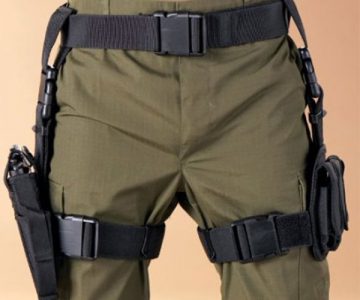 Tactical Holster with Mag Pouches