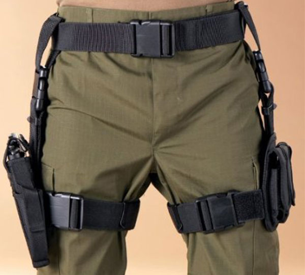 Tactical Holster with Mag Pouches
