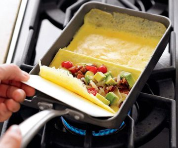 2 Section Rolled Omelet Pan by Nordic Ware