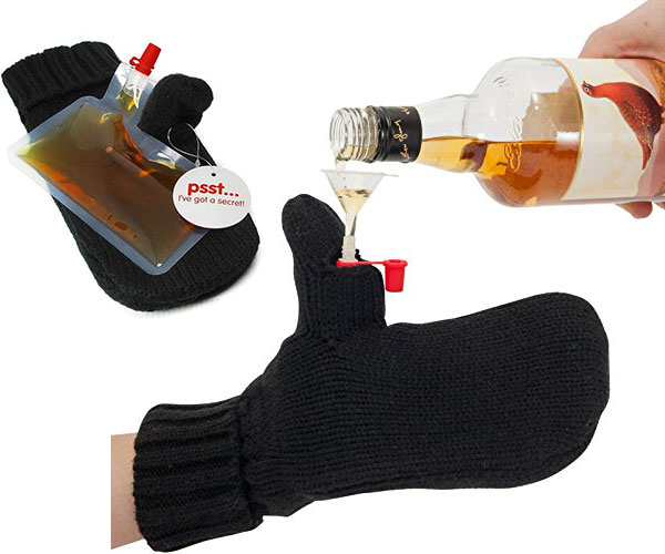Mitten Glove Drinks Flask