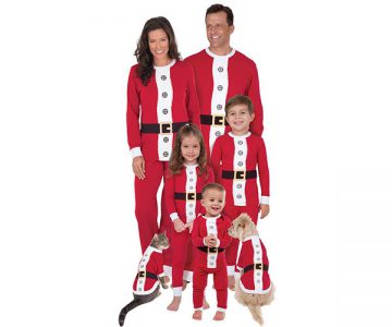 Santa Suit and Pajamas for the Whole Family