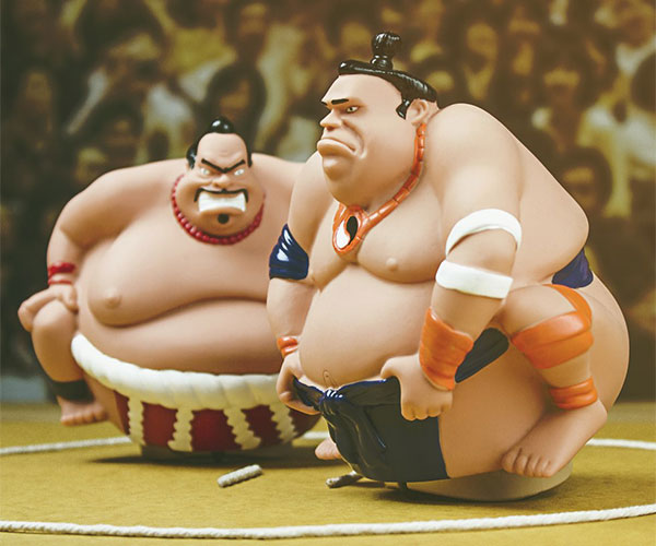 Sumo Smackdown Remote Control Wrestlers Fighting Game 
