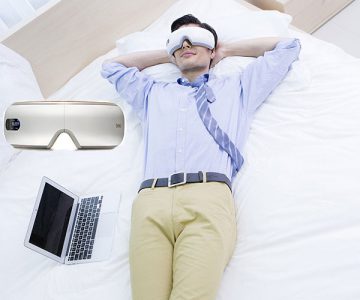 Wireless Eye Massager with Heat Compression and Music