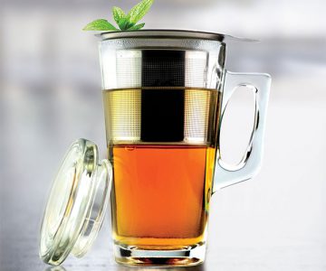 Asobu Tea Party Mug with Stainless Steel Infuser
