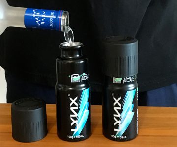 Bev-Can Secret Deodorant Body Spray Flask