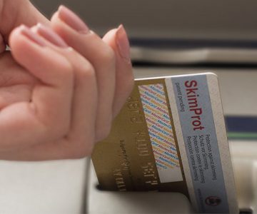 SkimProt Fraud and Data Protection Sticker for Bank Cards