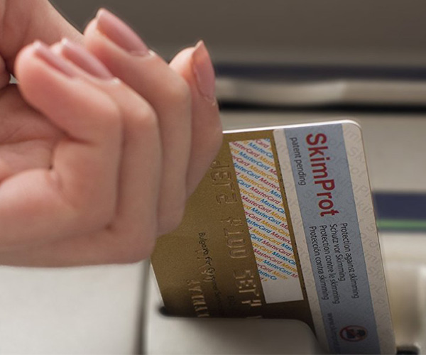 SkimProt Fraud and Data Protection Sticker for Bank Cards