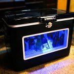 Black LED Party Cooler with Window