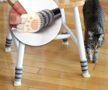 Chair Socks with Cat Paws