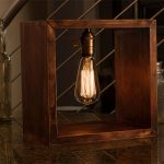 Shadow Box Edison Lamp