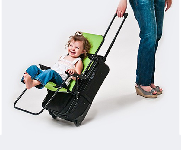 Ride-on Carry-on Luggage Pushchair Stoller