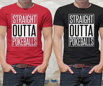 Pokemon Go Inspired Straight Outta Pokeballs T-Shirt