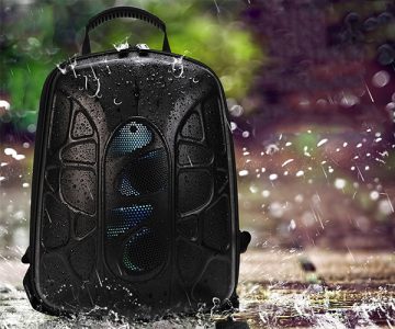 Backpack with Speakers & LED Lights