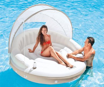 Canopy Island Inflatable Pool Lounge