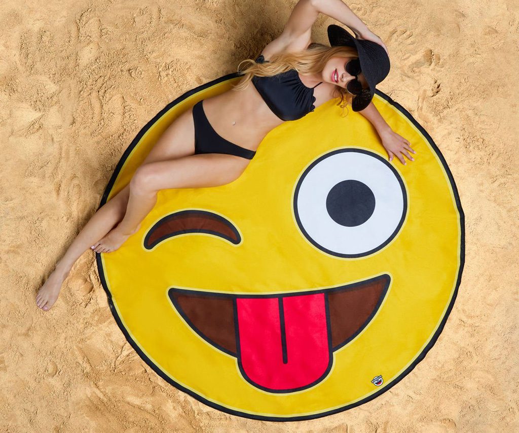 Giant Emoji Beach Blanket