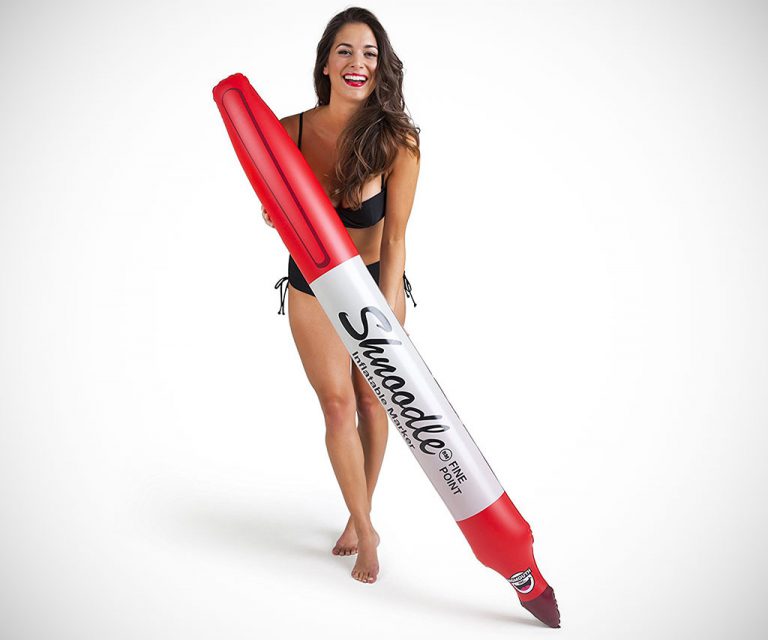 Giant Shnoodle Big Inflatable Permanent Marker Pool Noodle Float