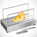 Moda Flame Stainless Steel Table Top Fireplace
