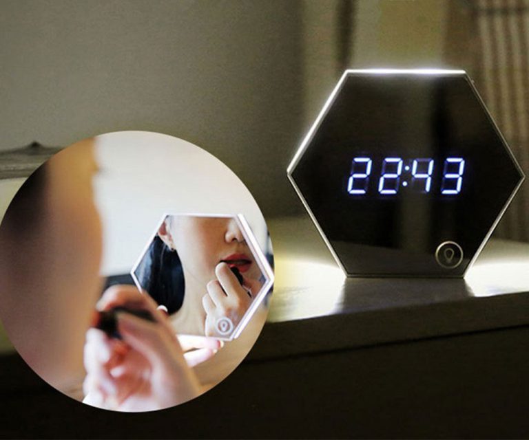 Multifunction Mirror Alarm Clock