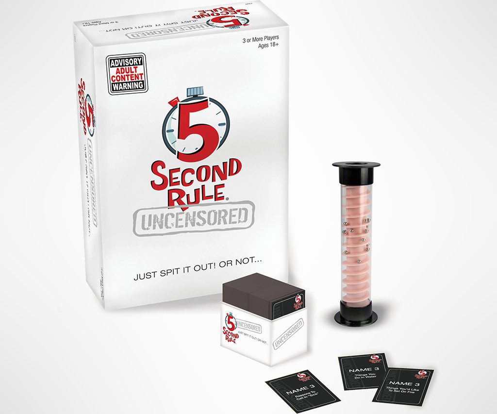 5 Second Rule Uncensored Board Game