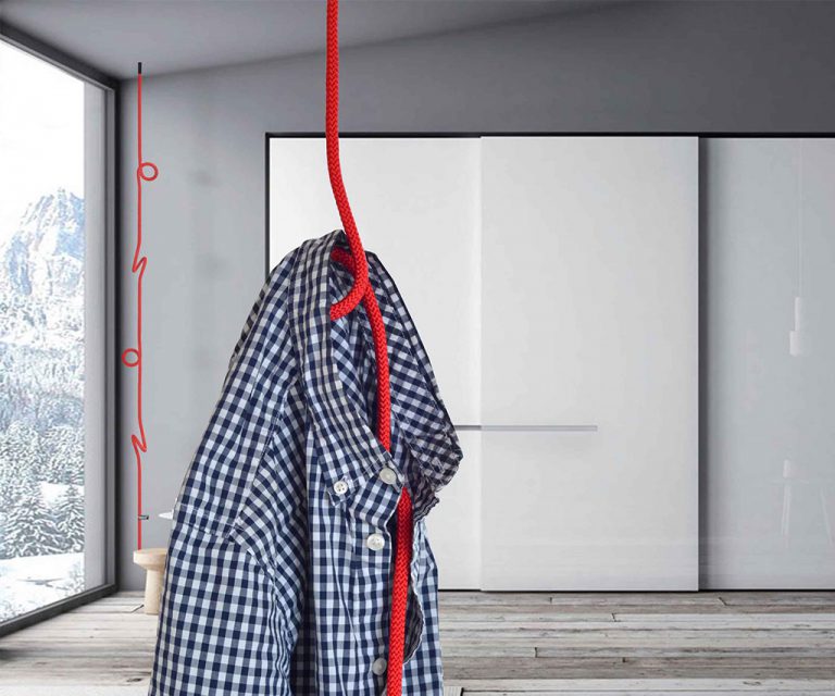 Rope Loop Clothes Hanger
