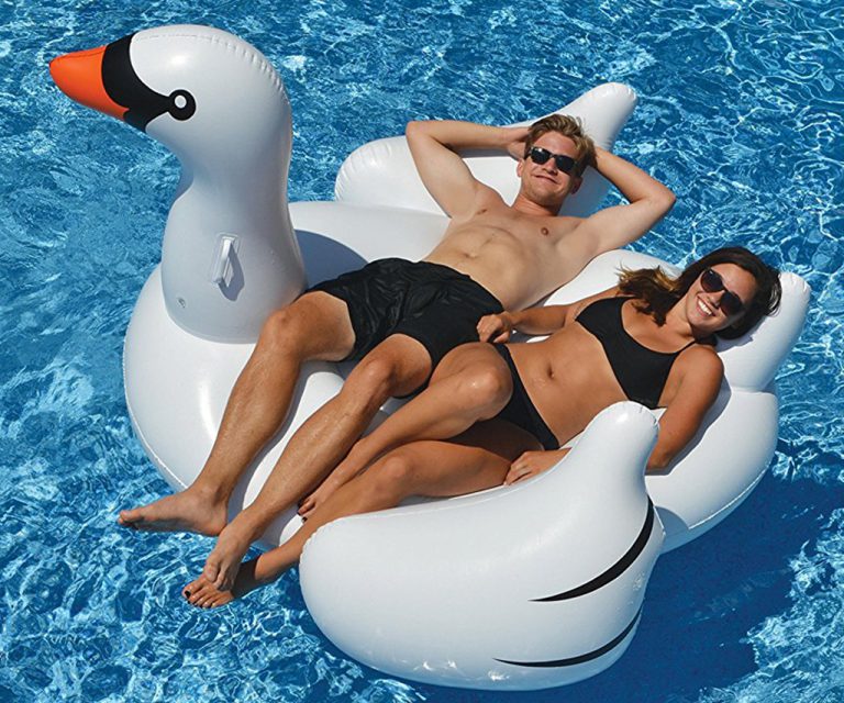 Giant Swan Pool Float