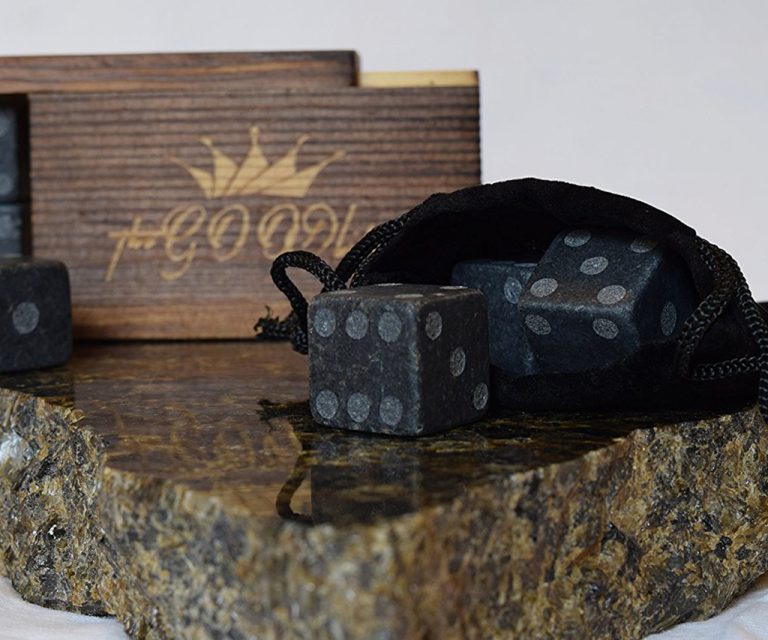 Granite Dice Whiskey Stones