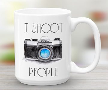 I Shoot People Camera Coffee Mug